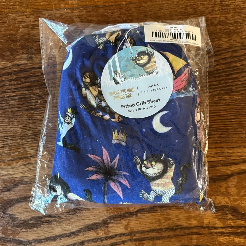 Little Sleepies Where The Wild Things Are Fitted Standard Crib Sheet